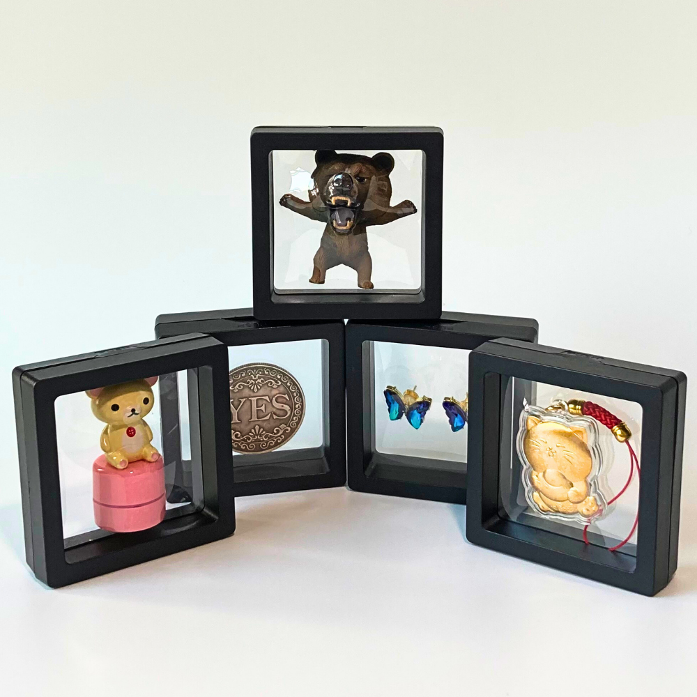 ChaE 차에 굿즈 캐릭터 주얼리 보석 보관함 케이스 귀걸이 뱃지 보관 7x7cm 5개입 - 상품 이미지