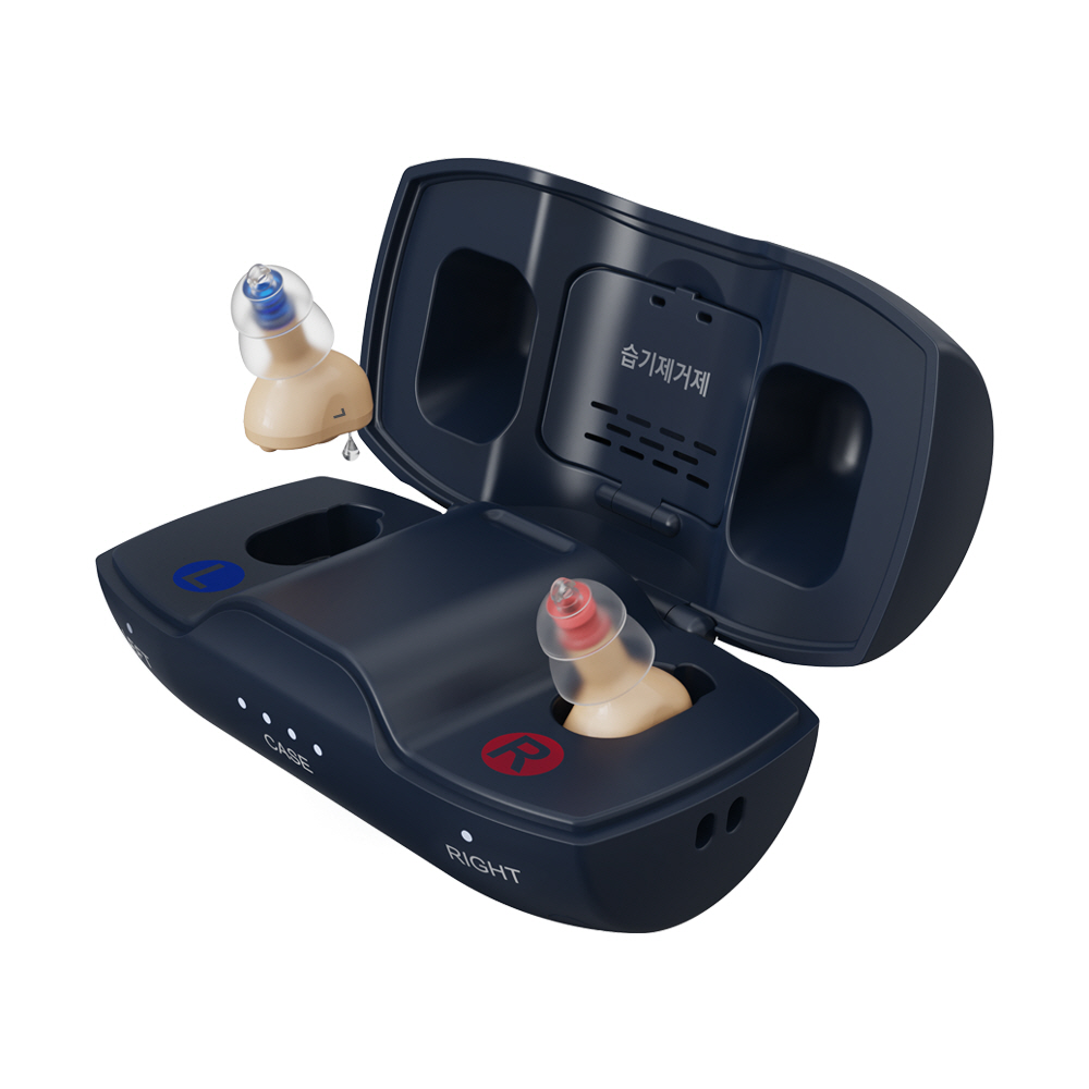 미국 FDA 등록된 외부소음은 줄이고 대화소리는 선명한 디지털 음성증폭기 피스넷 히어클린 제품 이미지