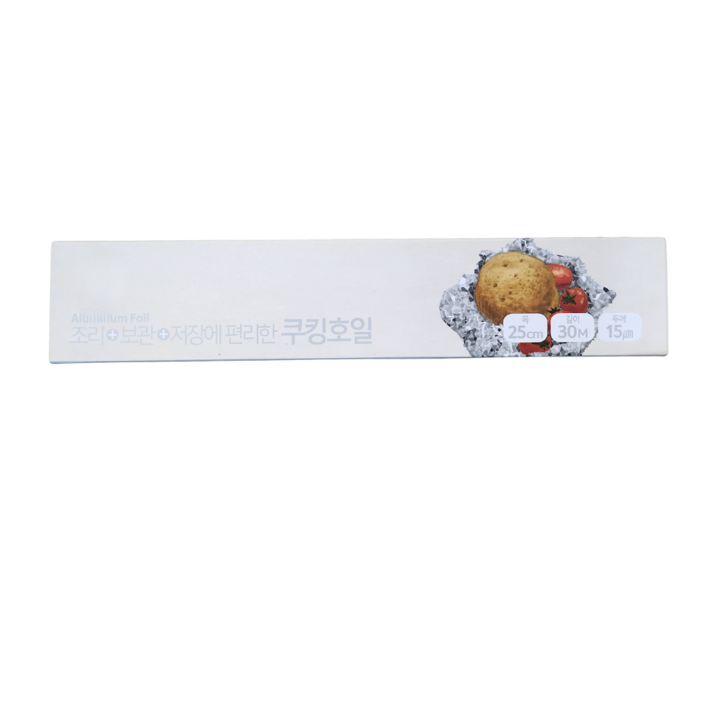 한정판매 알루미늄 호일 250mm x 30M 1개 불판 조리 쿠킹 포장 알루미늄 은박 - 상세 이미지 2