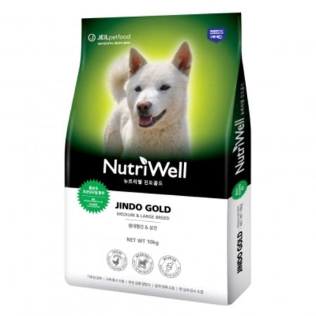 다온다샵 뉴트리웰 진도 골드 10kg 강아지사료 강아지영양 강아지간식 강아지사료용량 강아지사료후기