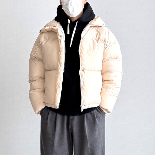 푸퍼패딩 남자웰론숏점퍼 마이크로화이버자켓 - 상세 이미지 2