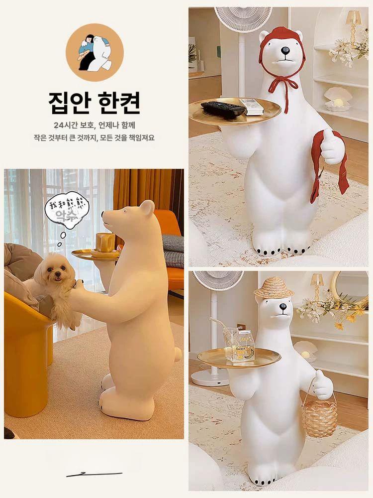북극곰 대형 조형물 카페 공원 정원 상가 포토존 인테리어 장식품 - 상세 이미지 5