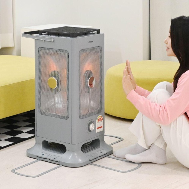 발터치 오방난로 가정용 거실 전기스토브 사무실 전기히터