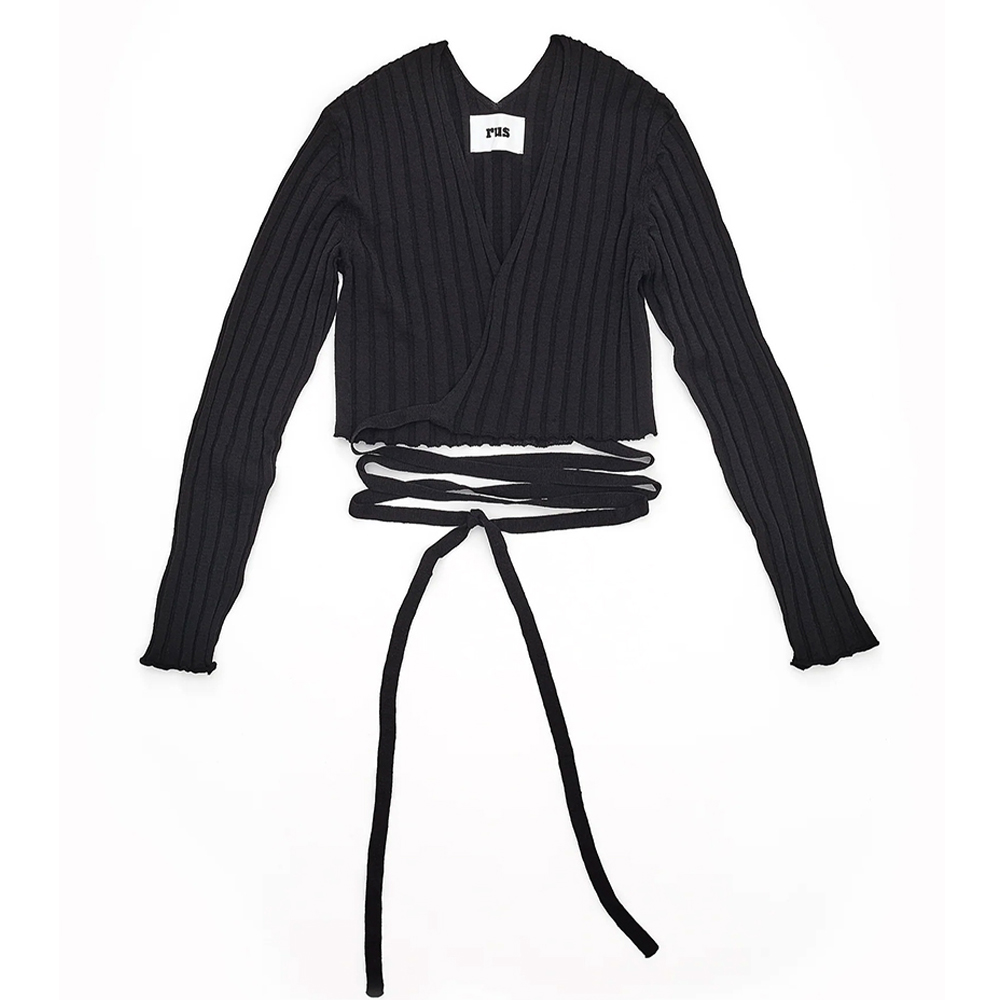 루스 여성 HOYO BLACK 가디건 HOYO BLACK SS23PA08I - 상품 이미지