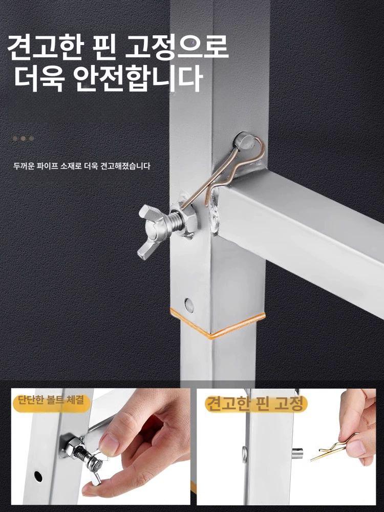 도배용 우마 사다리 접이식 철제 작업발판 인테리어 시공 작업대 - 상세 이미지 2