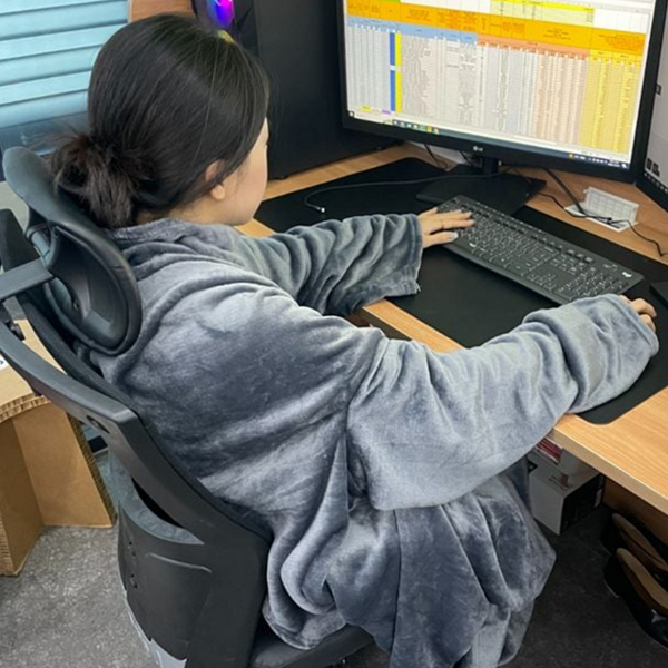 수면용 입는 담요 휴대용 극세사 담요 워머 겨울 - 상품 이미지