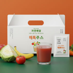 자연애담 맛있는 해톡주스 6가지 과일야채주스 십자화과 110ml 30개 맛있게 먹은 솔직 후기 - 상품 이미지 1
