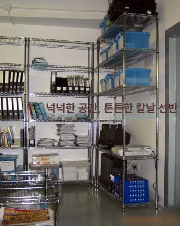 스테인리스 조립식 선반 베란다 팬트리 주방 다용도실 수납 선반 - 상세 이미지 4