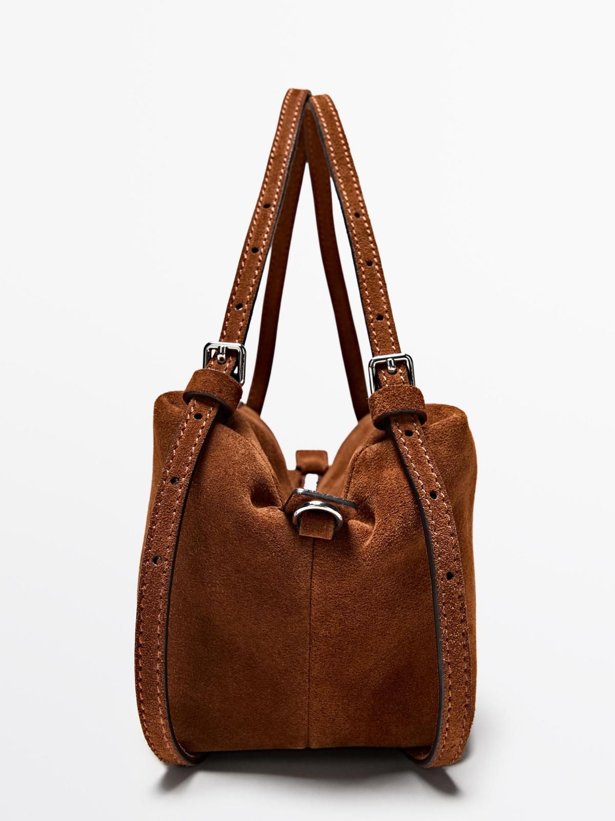 마시모두띠 프리미엄 스플릿레더 미니 사첼백 6909/608 LEATHER - 상세 이미지 4