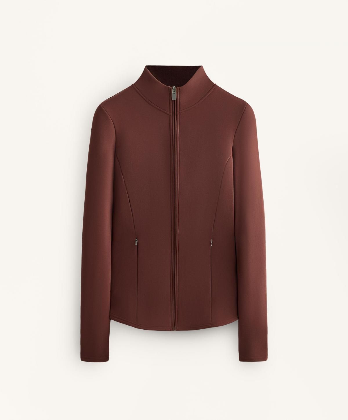 오이쇼 테크니컬 롱 슈퍼 엑스트라 웜 브라운 재킷 3885/964 BURGUNDY - 메인 이미지