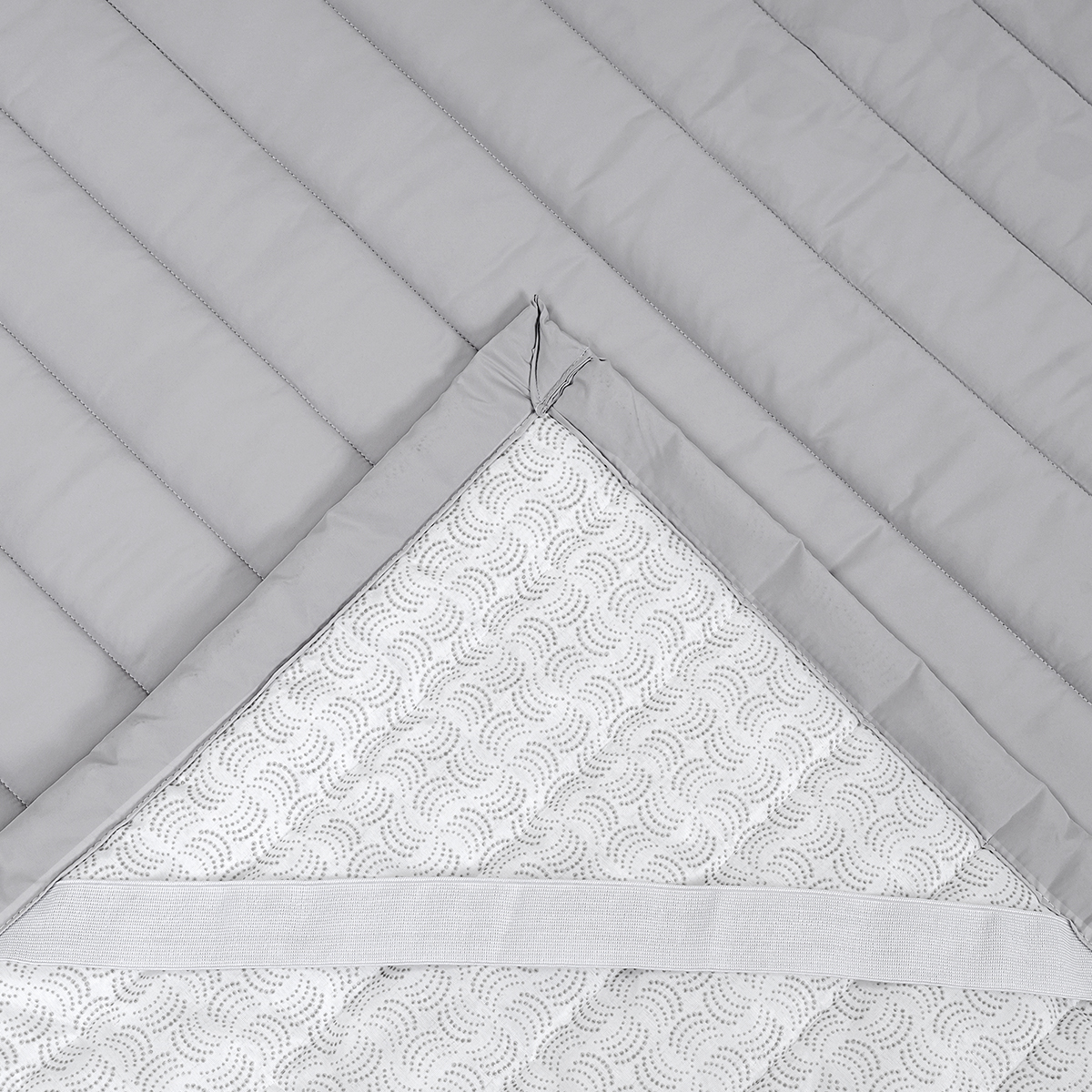 알러지케어 무지그레이 누빔 매트리스 이불패드 SS(슈퍼싱글)