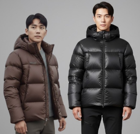 밀레 아웃도어 남성 겨울 초경량 퍼텍스 퀄팅 구스다운 패딩점퍼 - 상품 이미지