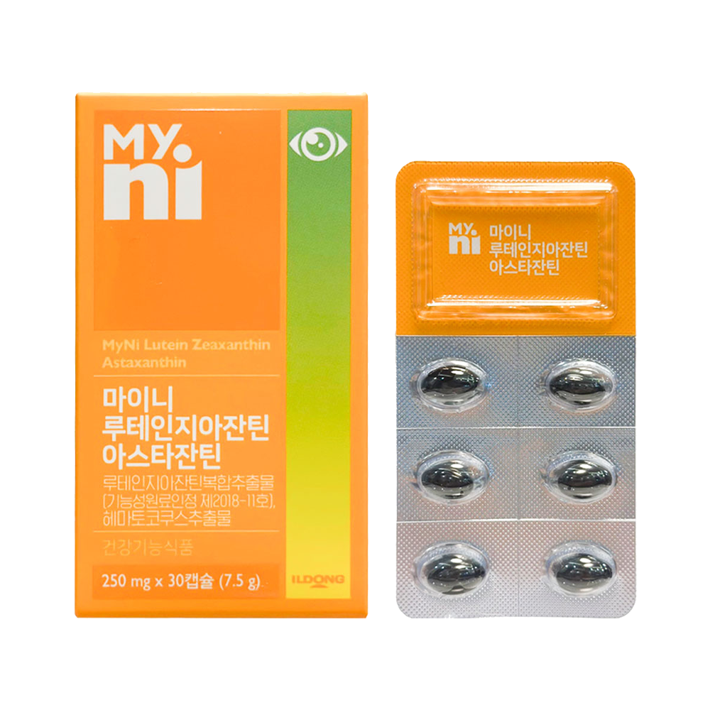 마이니 루테인지아잔틴 아스타잔틴 30캡슐 1개 - 상품 이미지