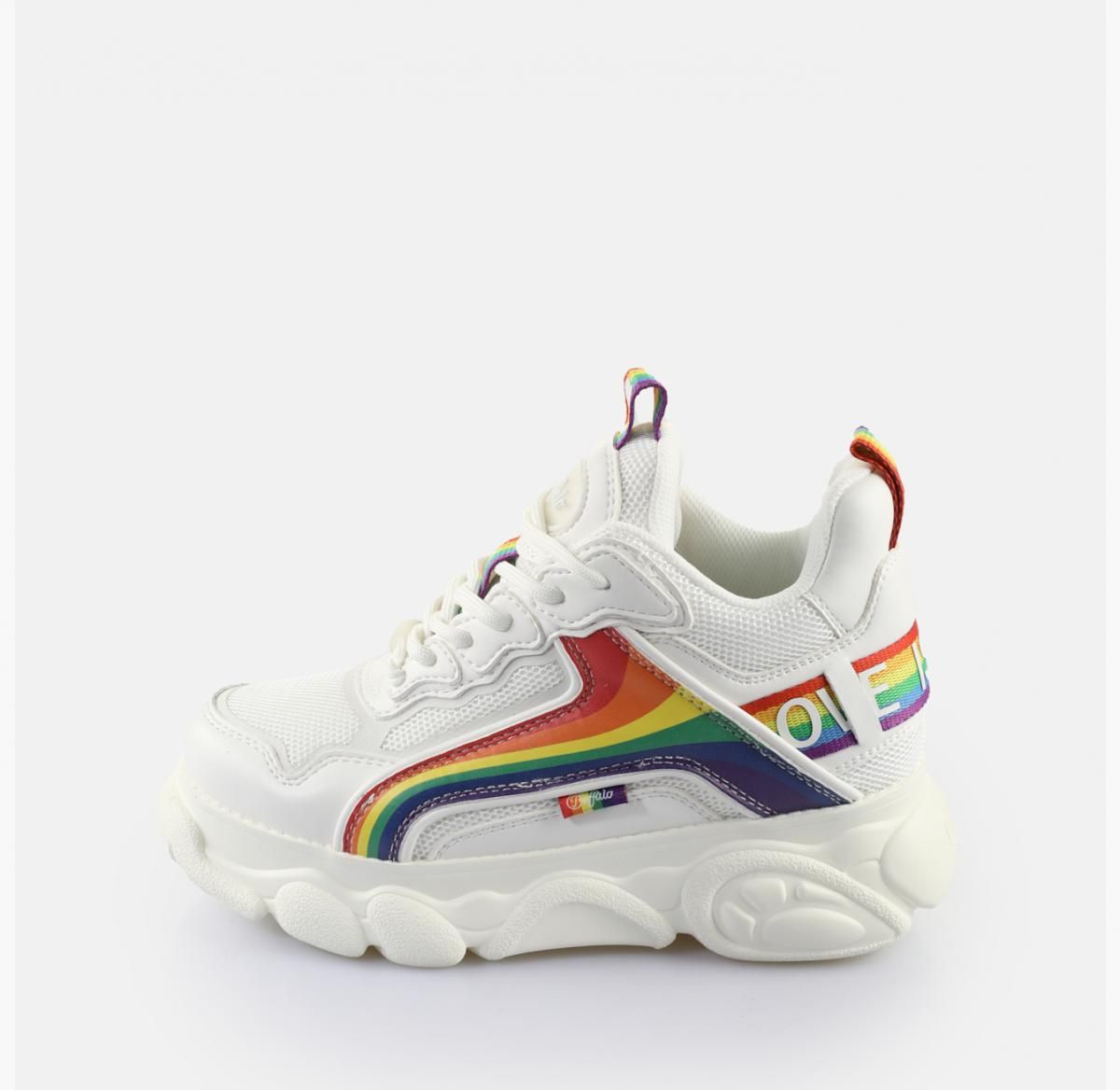 버팔로 청키 멀티컬러 플랫폼 스니커즈 CLD Chai 02386542 WEISS/MULTICOLOR - 메인 이미지