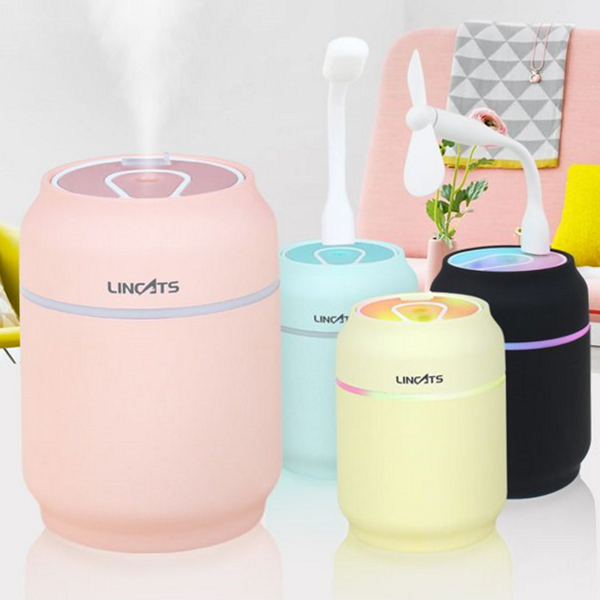 초음파 usb 미니 가습기 무소음 사무실 탁상 가습기 휴대용 가정용