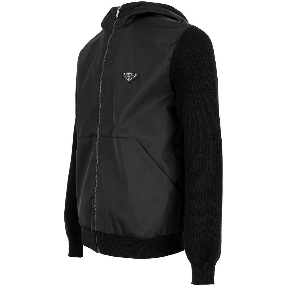 프라다 울 캐시미어 나일론 후드 자켓 UMG370 16AM F0002 (2025 S/S) SIZE 50,52 - 상세 이미지 2
