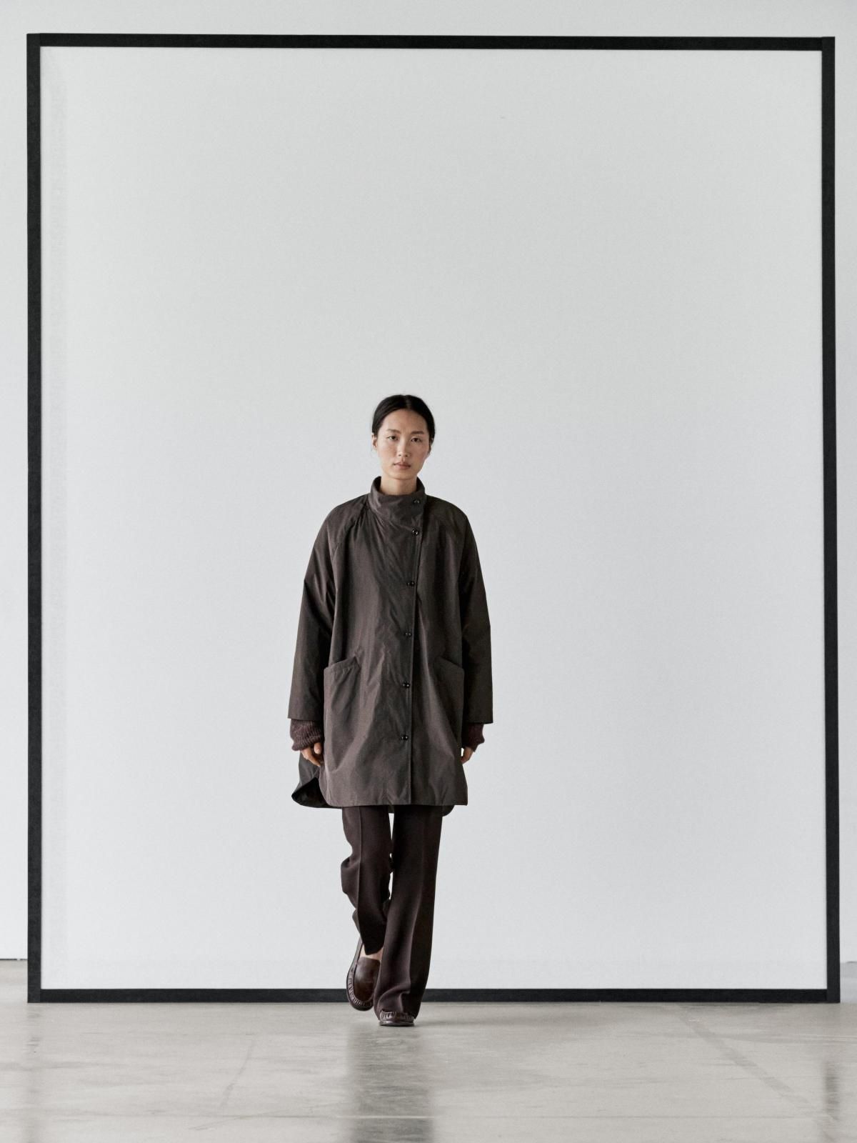 마시모두띠 테크니컬 롱패딩 하이넥 버튼업 6711/401 BROWN - 상세 이미지 2