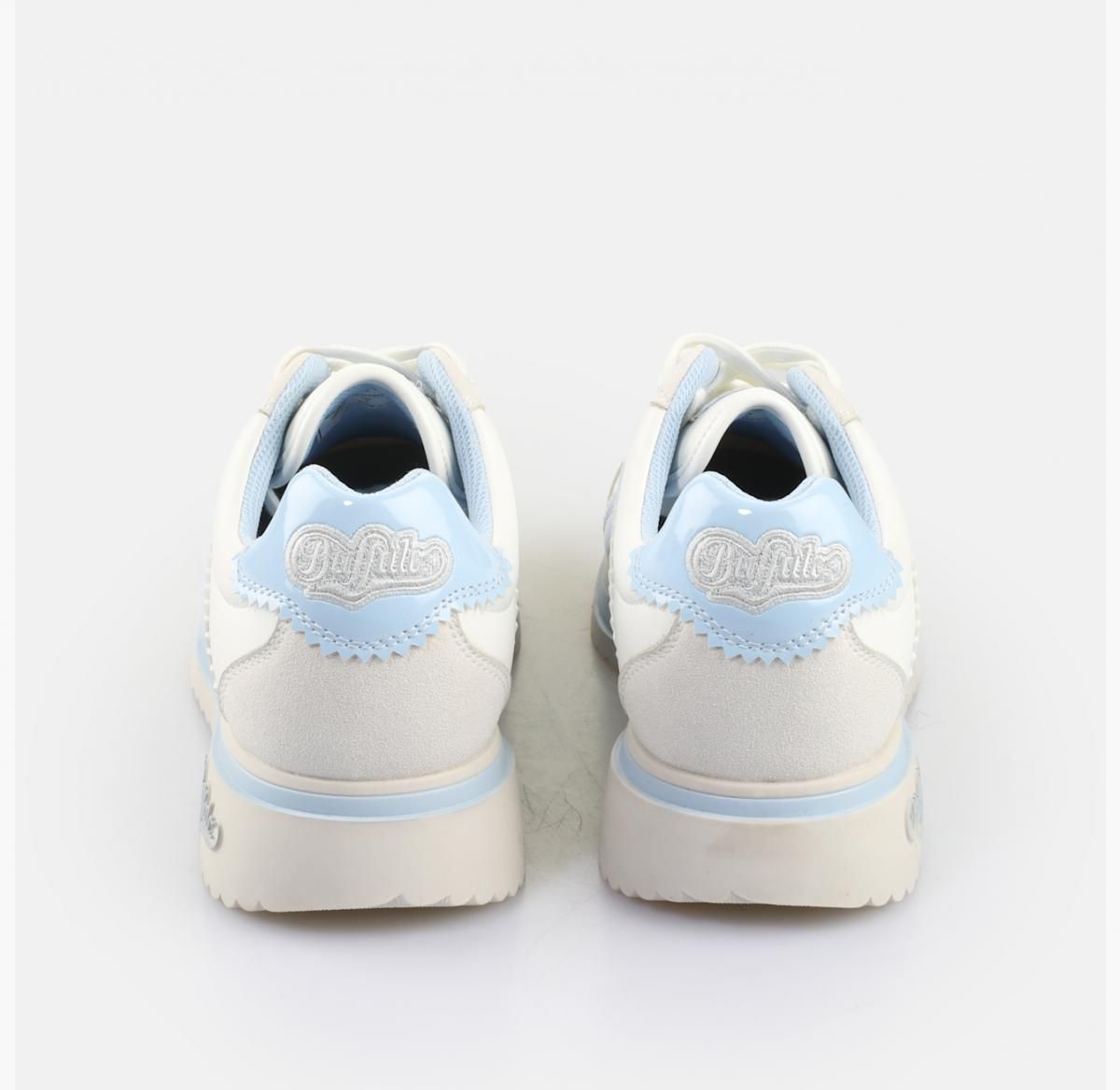 버팔로 플랫폼 로우탑 스니커즈 크림 블루 베이직 02425074 WEISS/BLAU/BEIGE - 상세 이미지 5
