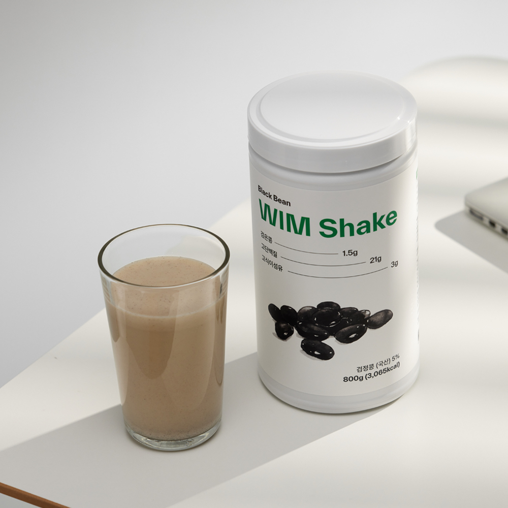 [내과전문의 설계] 저당 저탄수 고단백 윔쉐이크 대용량 검은콩, 800g, 1개