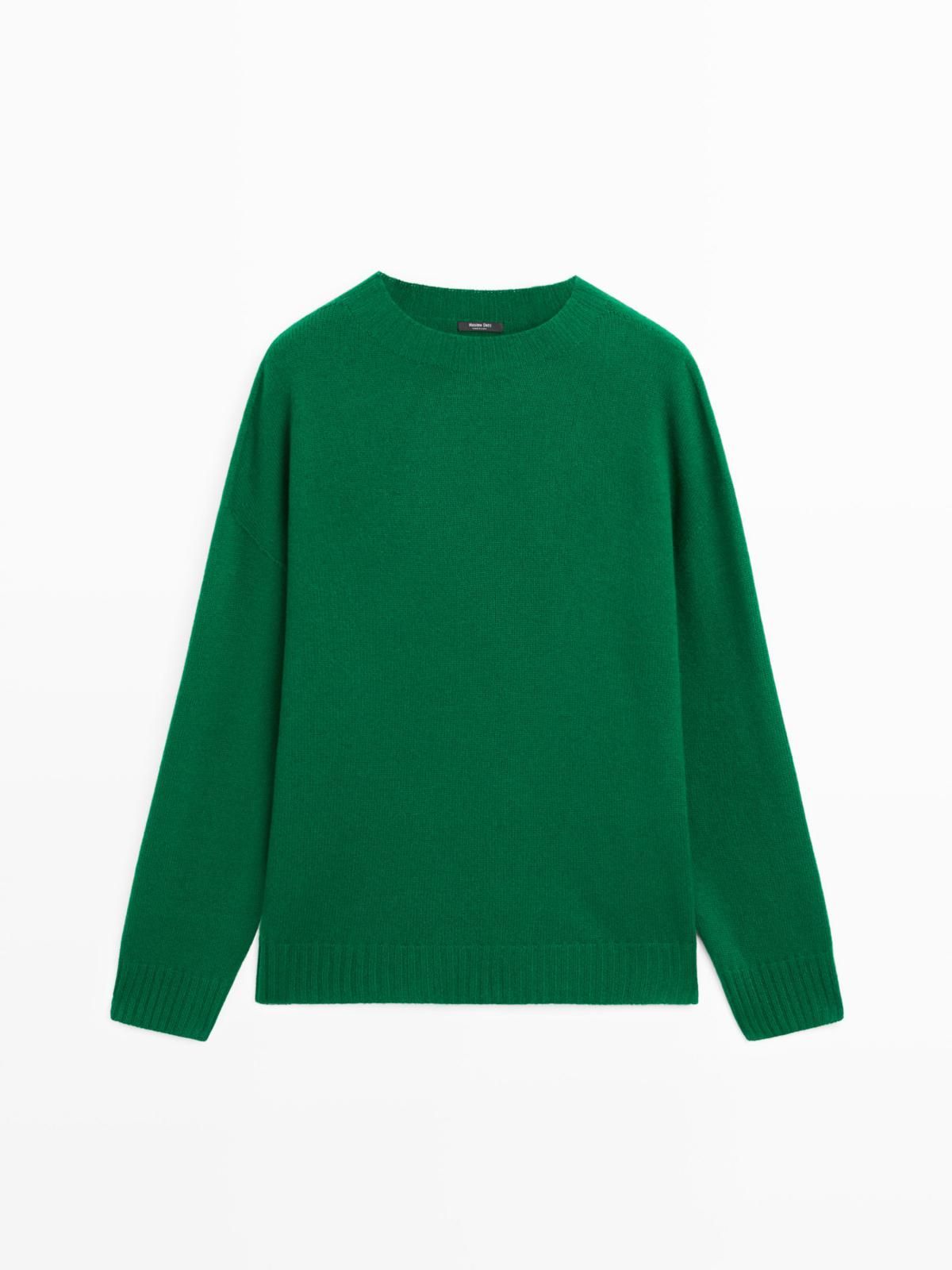 마시모두띠 울블렌드 라운드넥 니트 그린 5619/593 DUCK GREEN - 메인 이미지