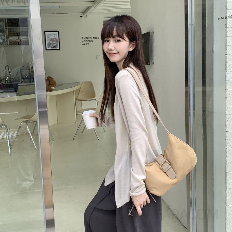 가을 간절기 여성 루즈핏 가디건 자외선 차단 얇은 긴팔 아우터 스타일리시한 캐주얼 코디용 편안한 착용감 데일리 - 상세 이미지 4