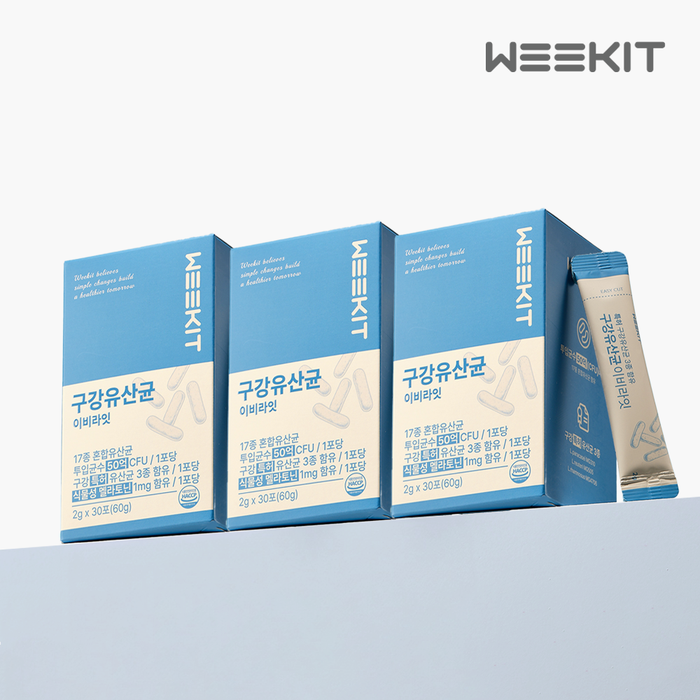 위킷 이비라잇 구강유산균 잇몸 2g 30포, 3개 - 상품 이미지
