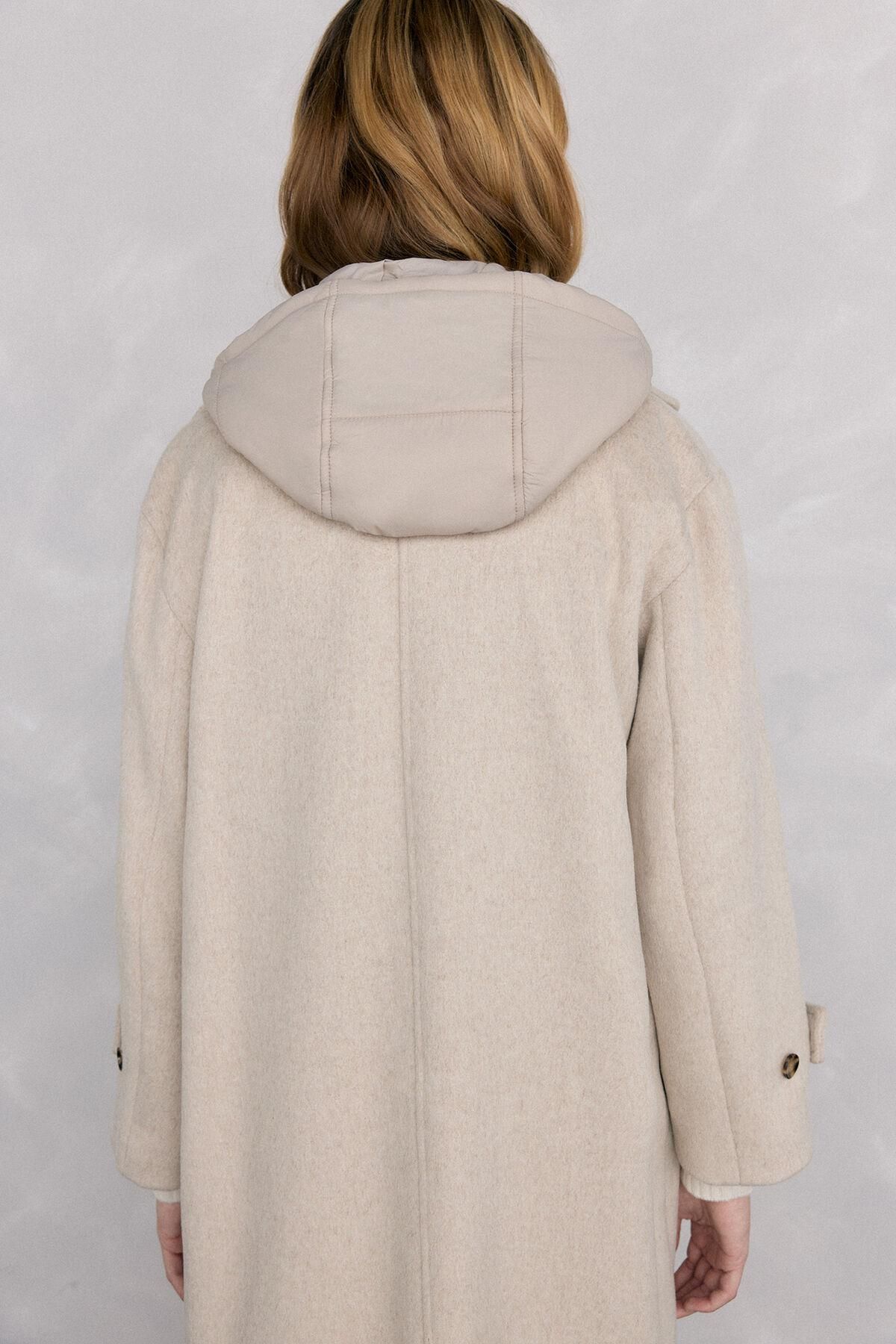페드로 델 이에로 테크니컬 탈착 패딩 조끼 롱 코트 7522239 BEIGE 이미지 6