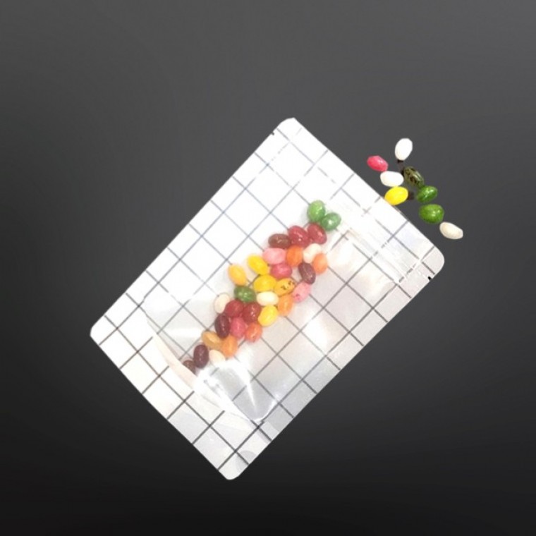 소분포장 화이트 창 지퍼스탠드 22X30cm 밑10cm 100매 - 메인 이미지