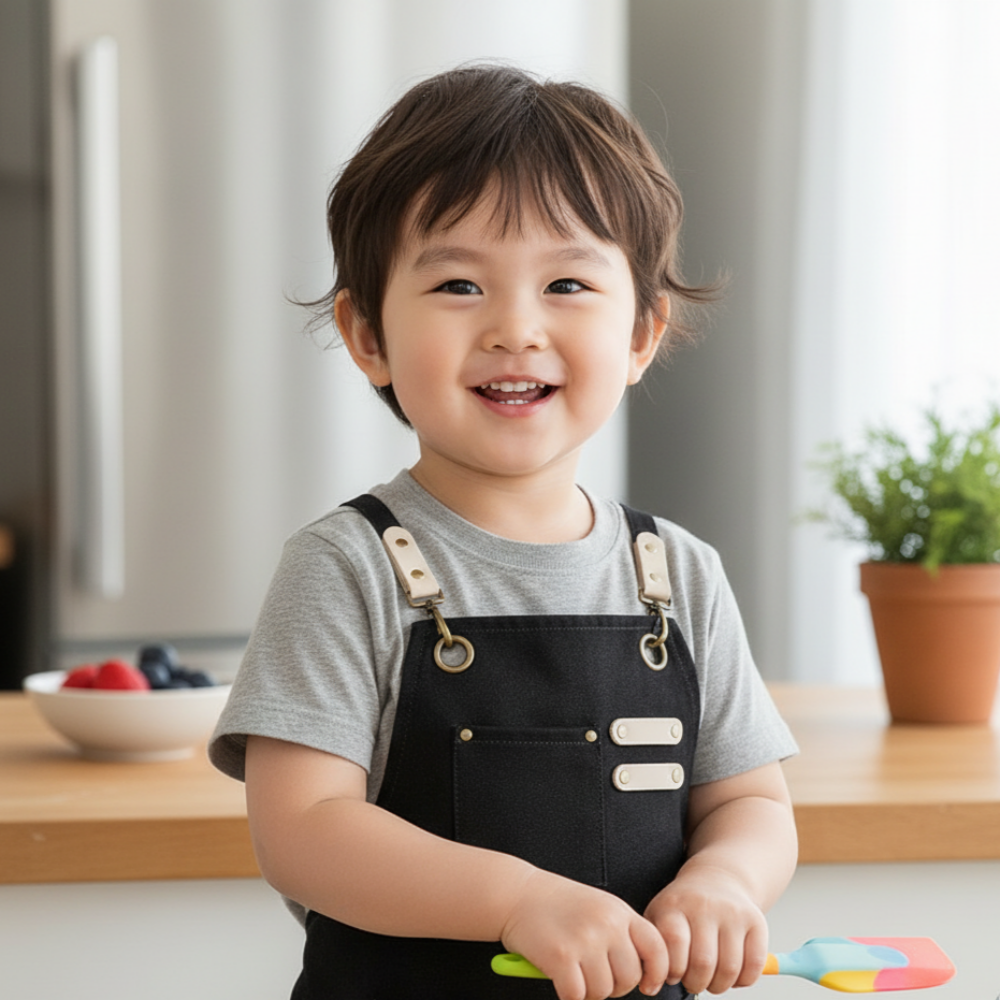 아동 캔버스 방수 앞치마 이름자수 어린이집 미술학원 이미지 6