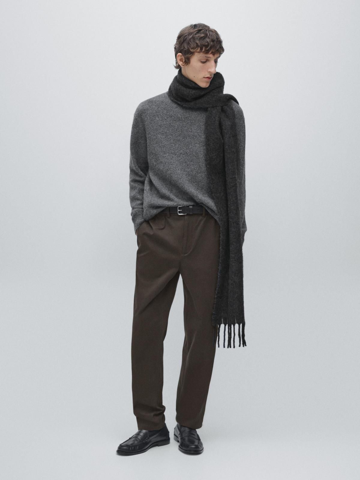마시모두띠 테크니컬 코튼블렌드 조거핏 팬츠 0124/006 BROWN - 상세 이미지 2