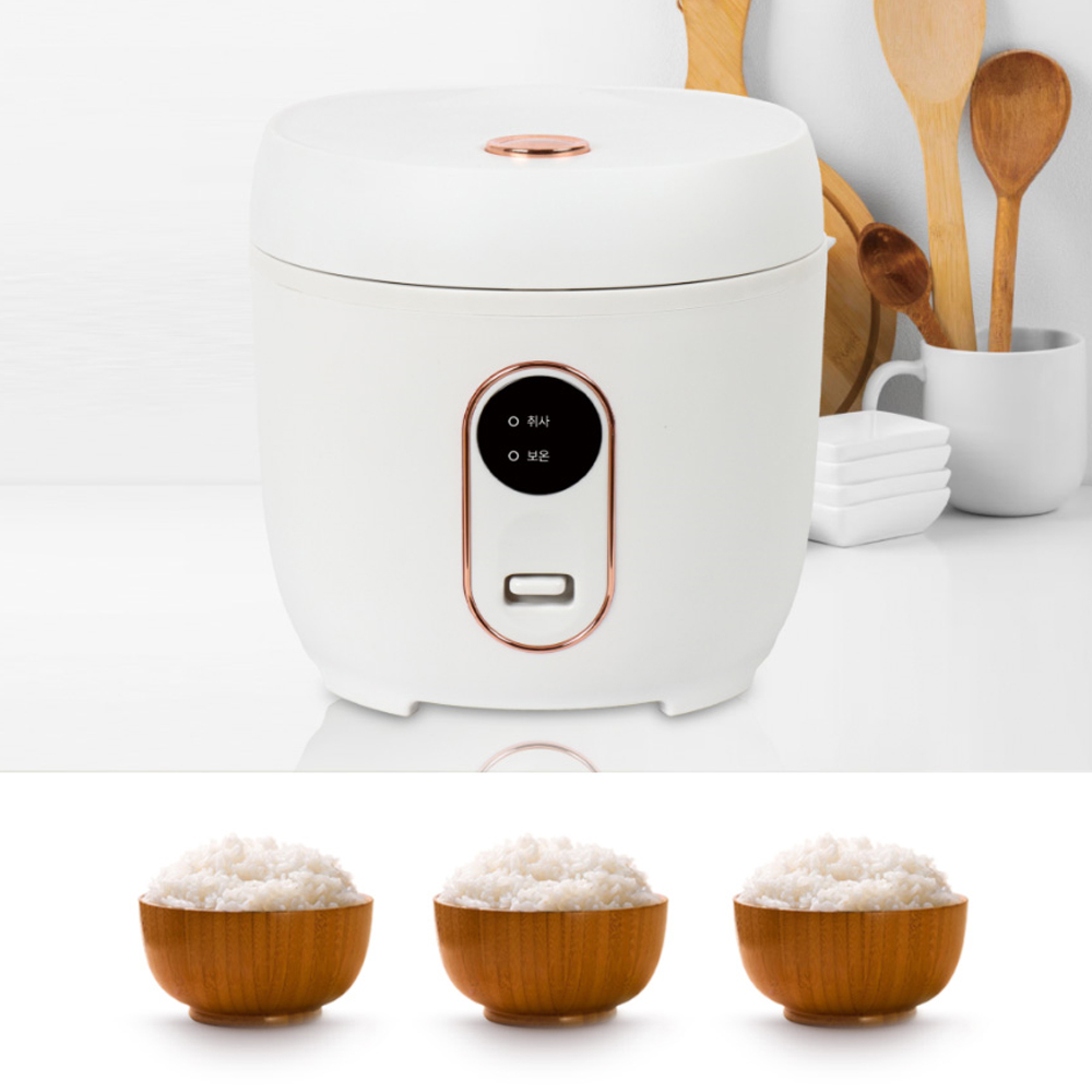 키친아트 미니 전기밥솥 2-3인용 자취생 원룸 혼밥 혼족 취사 보온 밥솥