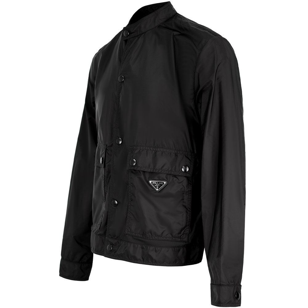 프라다 리나일론 유틸리티 블랙 자켓 SGC833 1WQ9 F0002 (2025 S/S) SIZE 50 - 상세 이미지 2