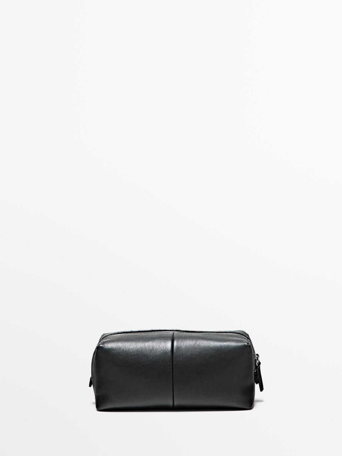 마시모두띠 프리미엄 나파레더 토일렛 파우치 2550/315 BLACK - 메인 이미지