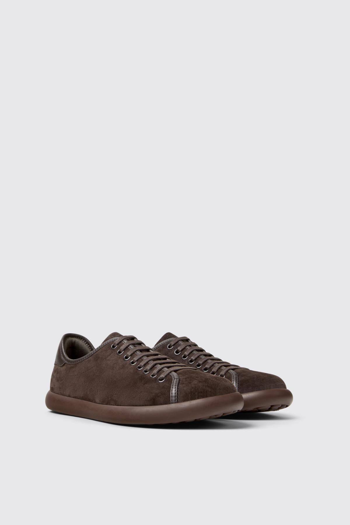 캠퍼 브라운 누벅 스니커즈 Pelotas Soller K100974-018 BROWN - 상세 이미지 2