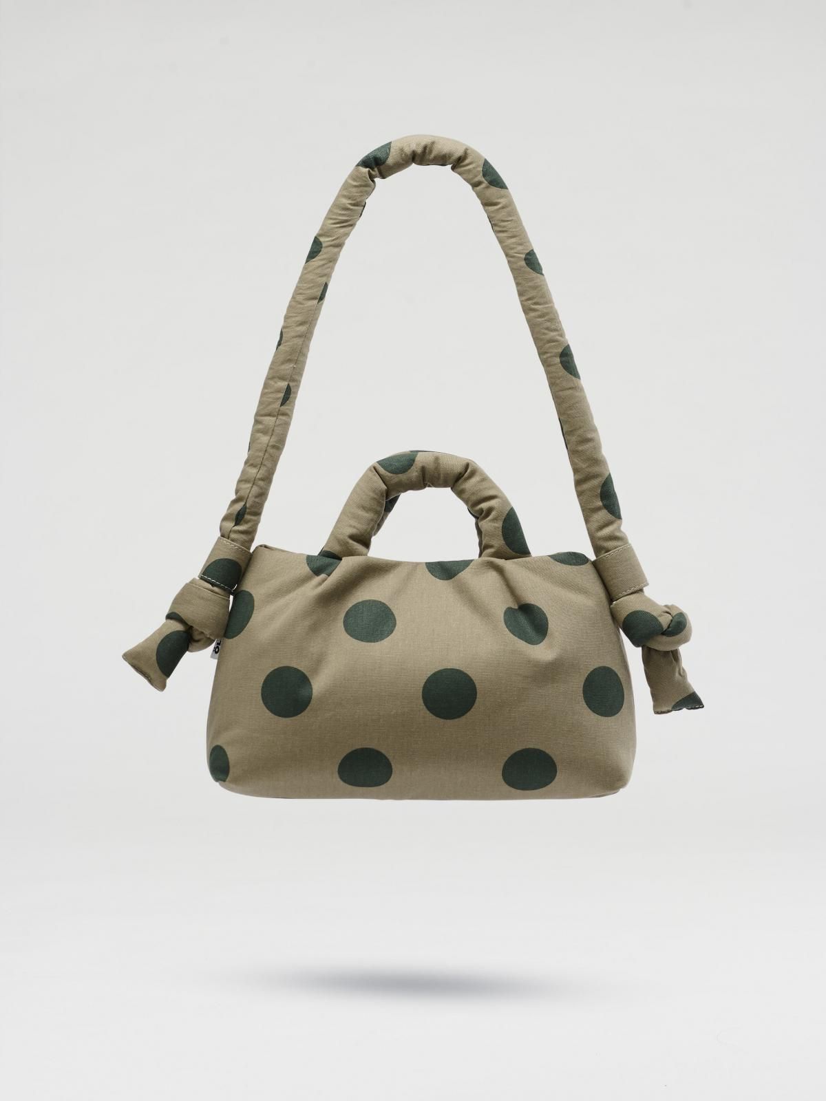 올랜드 패턴소프트 미니 호보백 도트 56456493138255 DOTS FOREST GREEN + SAGE - 메인 이미지