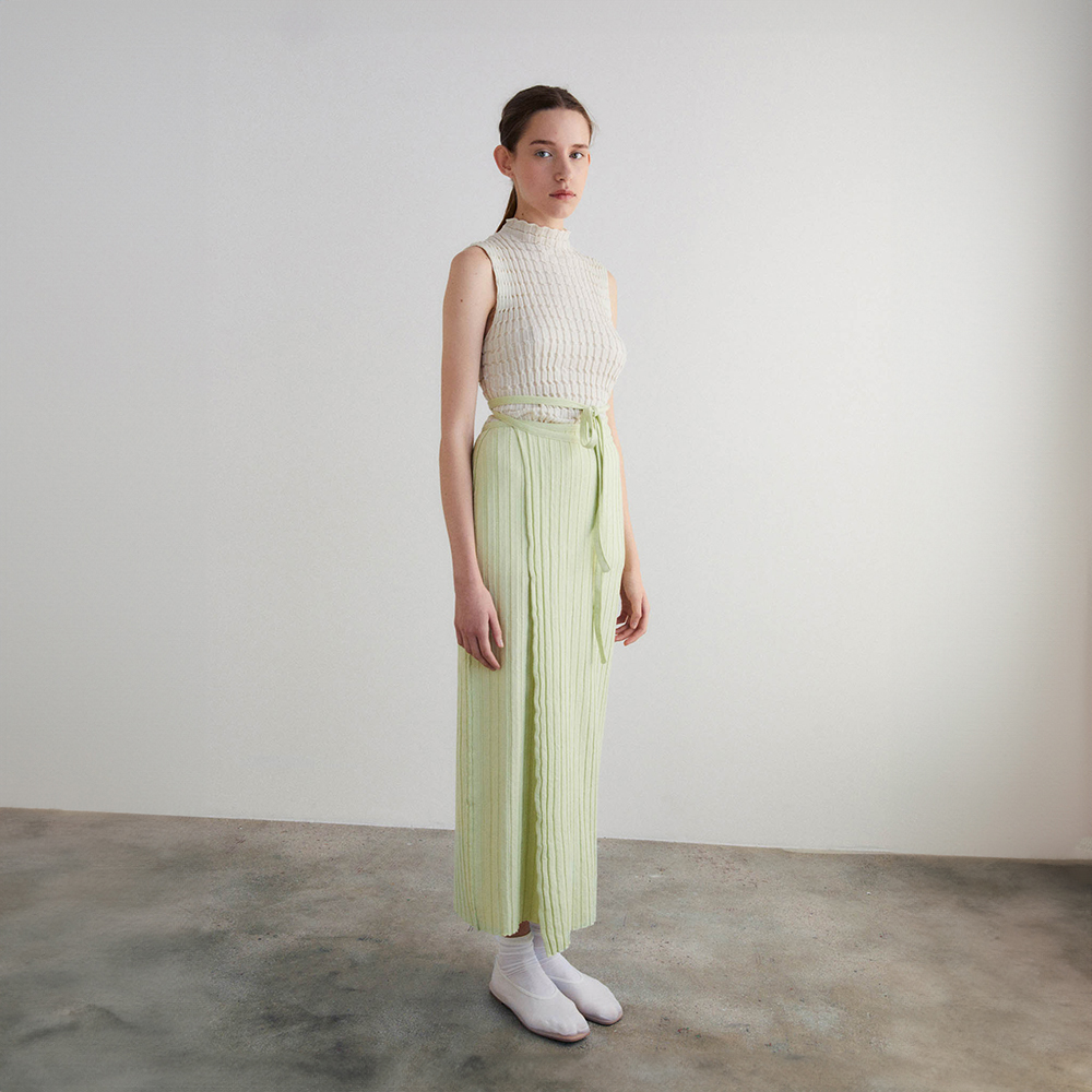 루스 여성 CHU LIME ZEST 스커트 CHU LIME ZEST SS23PA09LZ - 상세 이미지 4