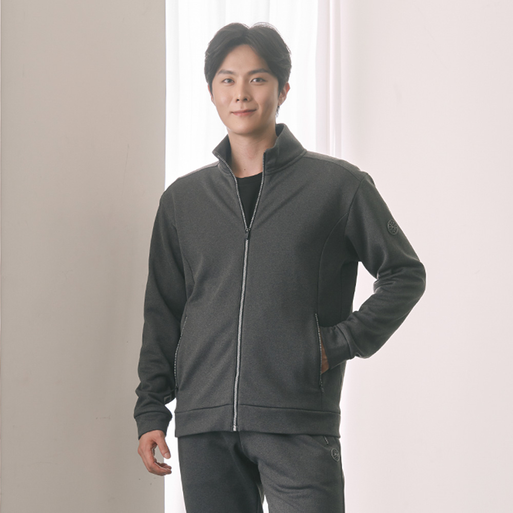 Q425-5371-72 남성 기모쿠션지 트레이닝 자켓 - 메인 이미지