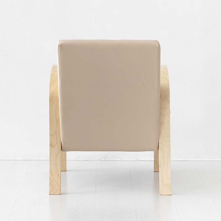 벤우드 1인 소파 YC12A 내추럴/크림베이지, 1인용