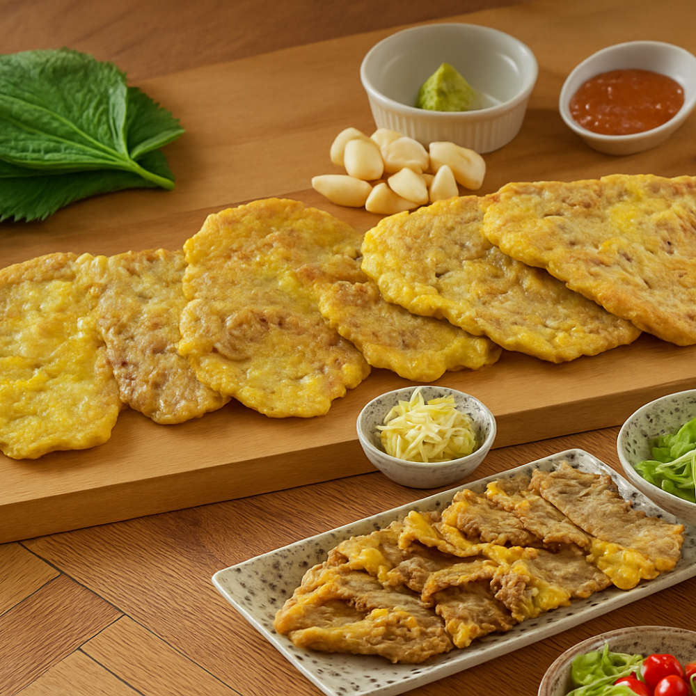 [남도애육전] 부드러운 수제 소고기 육전 600g 부침개 명절 전 제사 - 상품 이미지