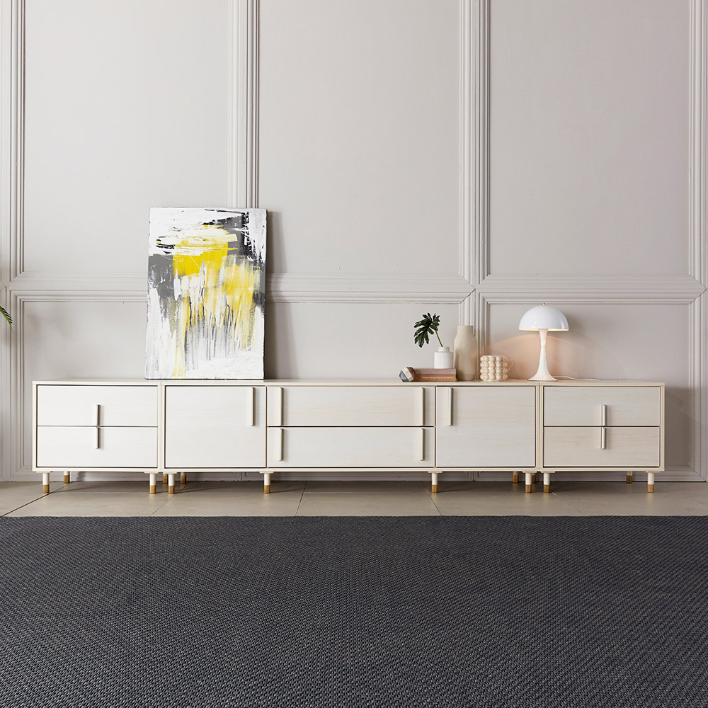 장인가구 에센 바닐라 3000 높은 거실장