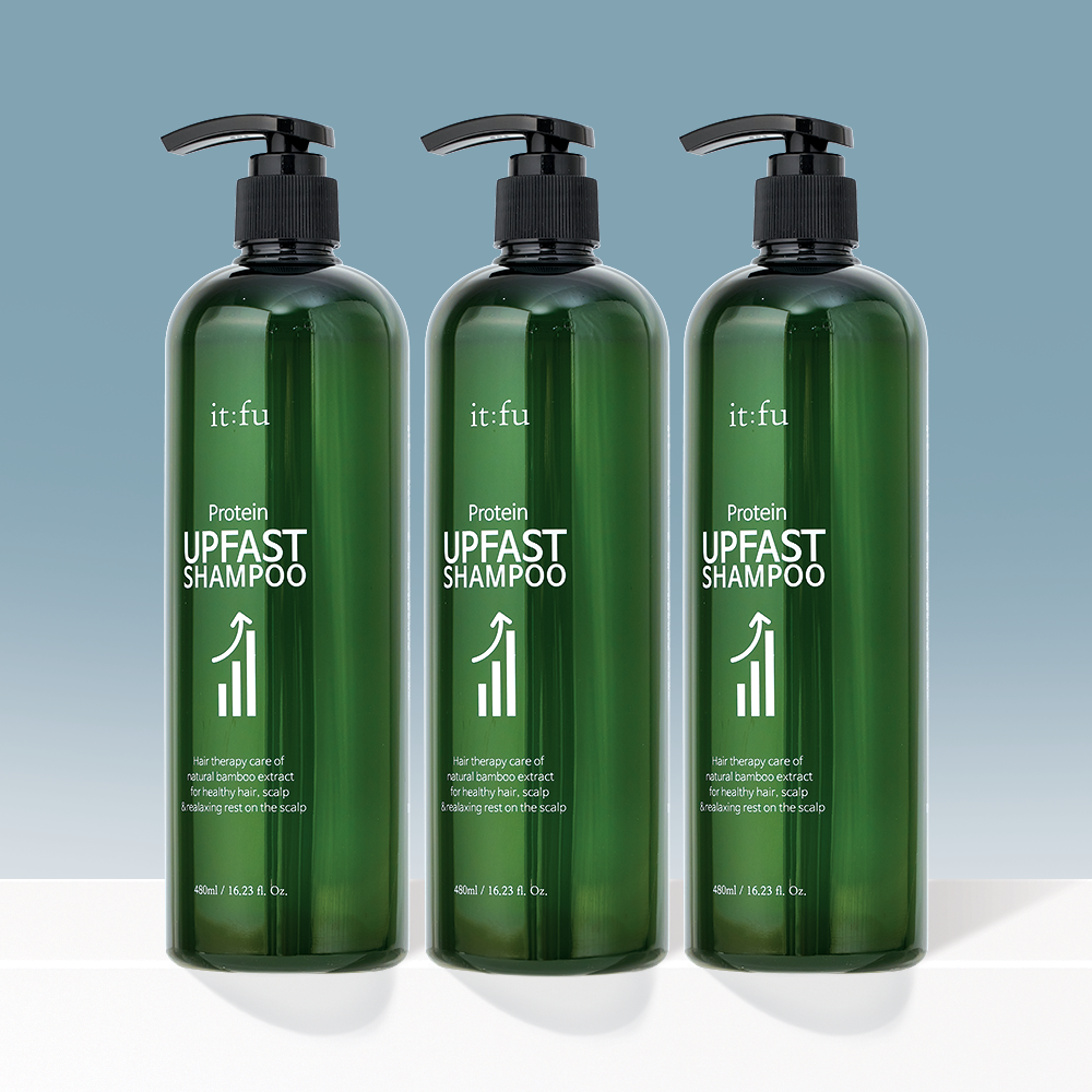 [단백질 비오틴] 잇퓨 패스트 샴푸 머리빨리기르는법 쿨링 손상모 머릿결 480ml, 3개 제품 이미지