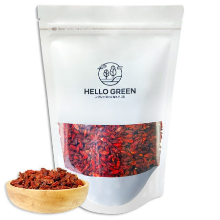 THEJINJEONG 온지니 헬로우그린 수입 특 태양 구기자 500g(팩) 고지베리 건강차 아미노산