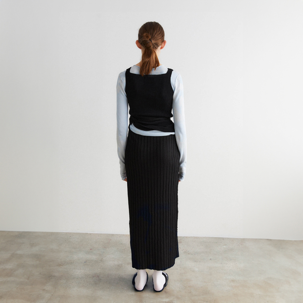루스 여성 CHU BLACK 스커트 CHU BLACK SS23PA09I - 상세 이미지 3