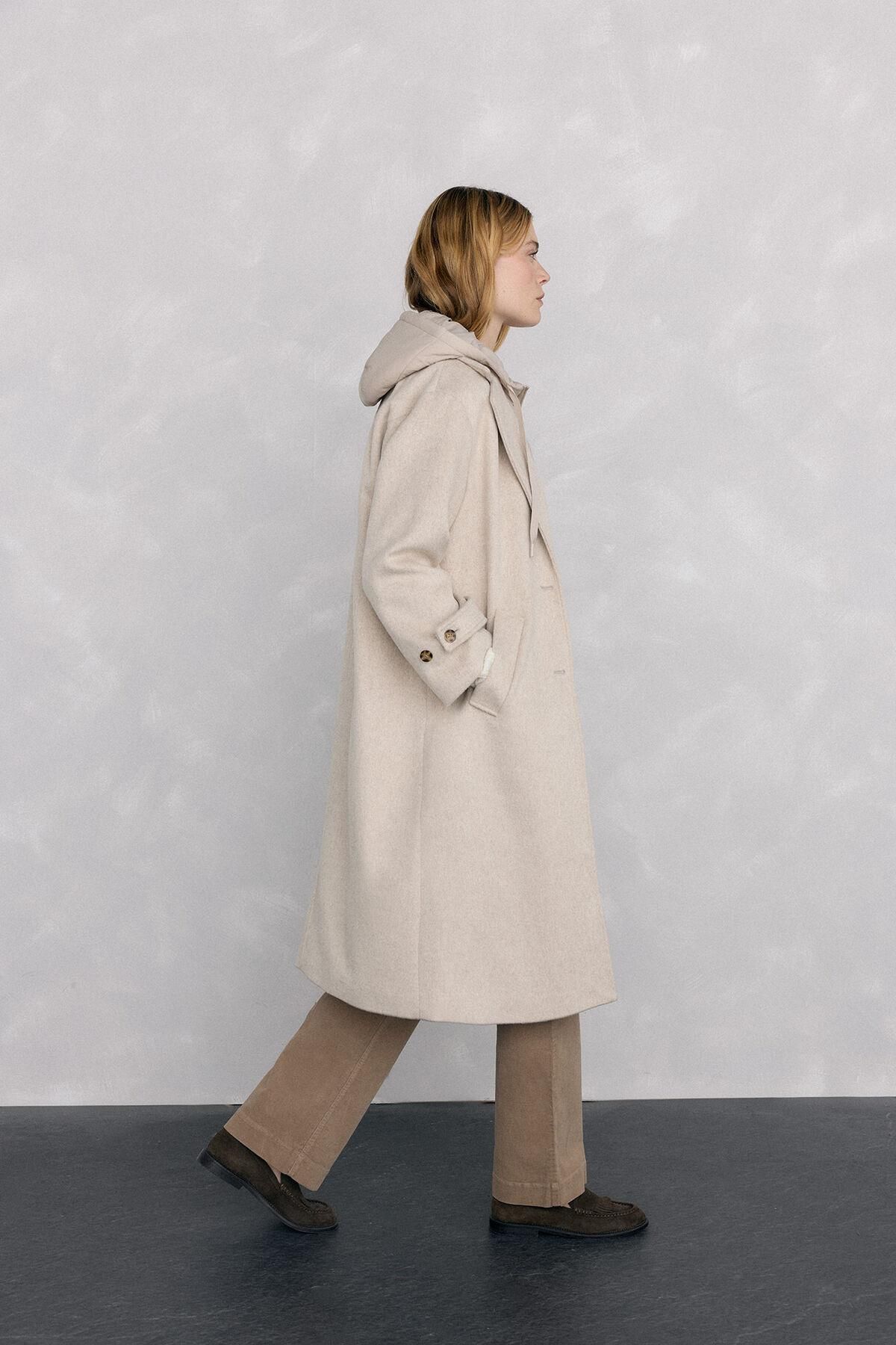 페드로 델 이에로 테크니컬 탈착 패딩 조끼 롱 코트 7522239 BEIGE - 상세 이미지 2