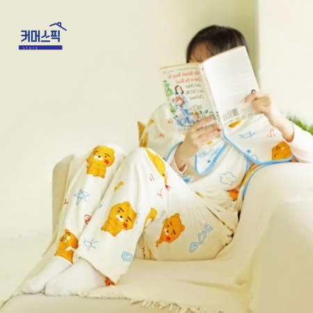 CPICK협력사 수면바지 라이언 극세사 드로잉 파자마 겨울홈웨어 카카오프렌즈 커머스픽201