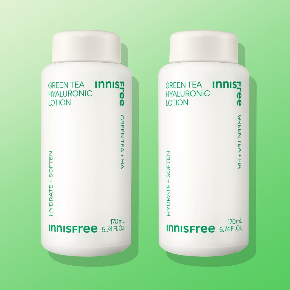 [더블구성] 이니스프리 그린티 히알루론산 로션 / 저자극 수부지  속건조 170ml, 2개 제품 이미지
