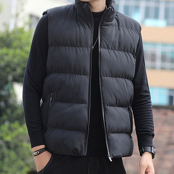 경량 여성 패딩 조끼 베이직 데일리 패딩 조끼 간절기 아우터 - 상품 이미지