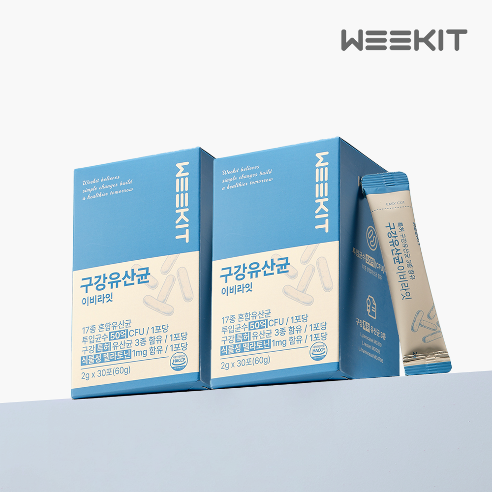 위킷 이비라잇 구강유산균 잇몸 2g 30포, 2개 - 상품 이미지