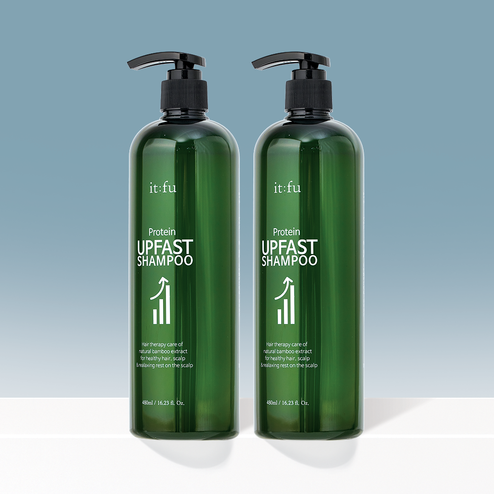 [단백질 비오틴] 잇퓨 패스트 샴푸 머리빨리기르는법 쿨링 손상모 머릿결 480ml, 2개 제품 이미지