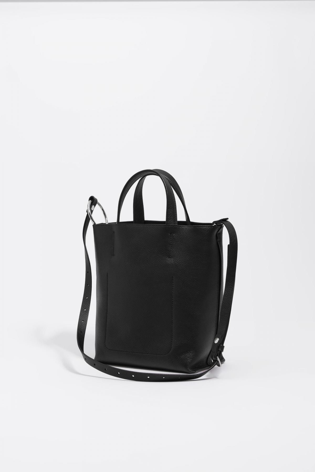 빔바이롤라 미디엄 블랙 레더 토트 숄더백 252BBBJ5E.10000 BLACK - 상세 이미지 5